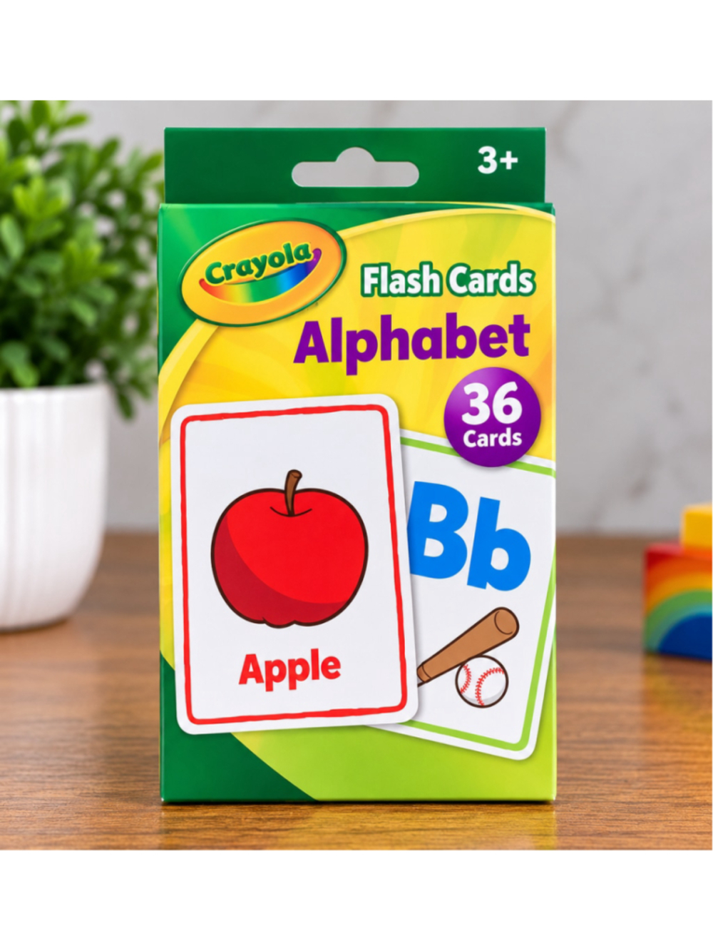 Crayola Alphabet Flash Cards 36 Cards Ages 3+ Preschool Learning Educational NEW